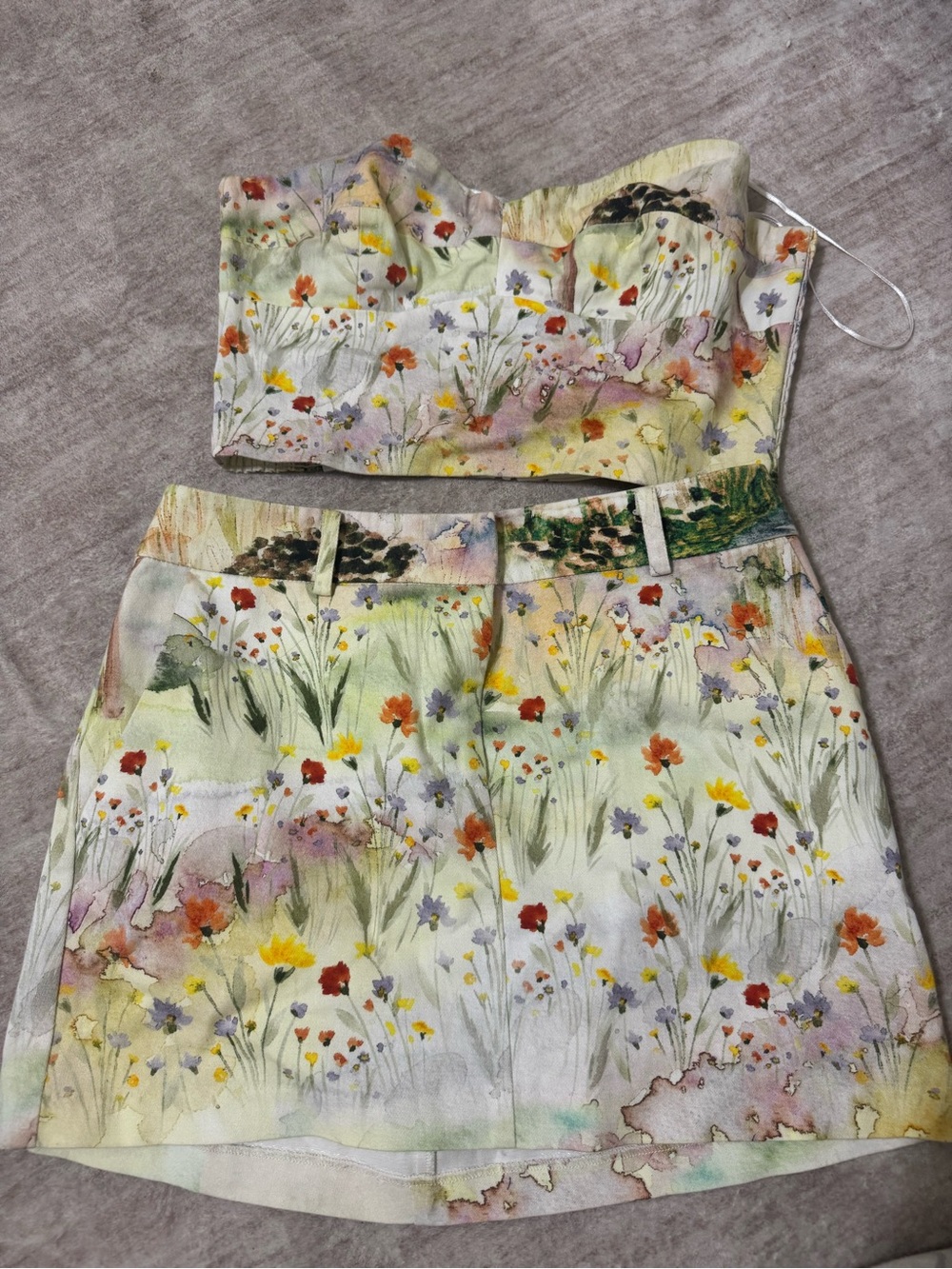Amanda uprichard cava two piece skirt set size small - Picture 2 of 4